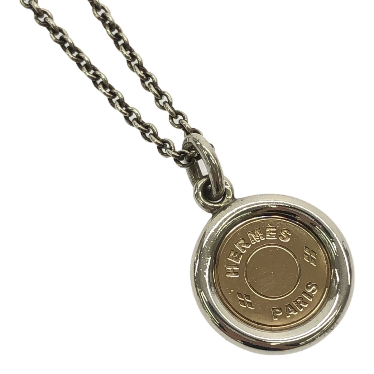 ◇エルメス◇ 新品仕上済 セリエ コンビ ネックレス Ag925 Au750 ◇エルメス◇ 新品仕上済 セリエ コンビ ネックレス Ag925 Au750