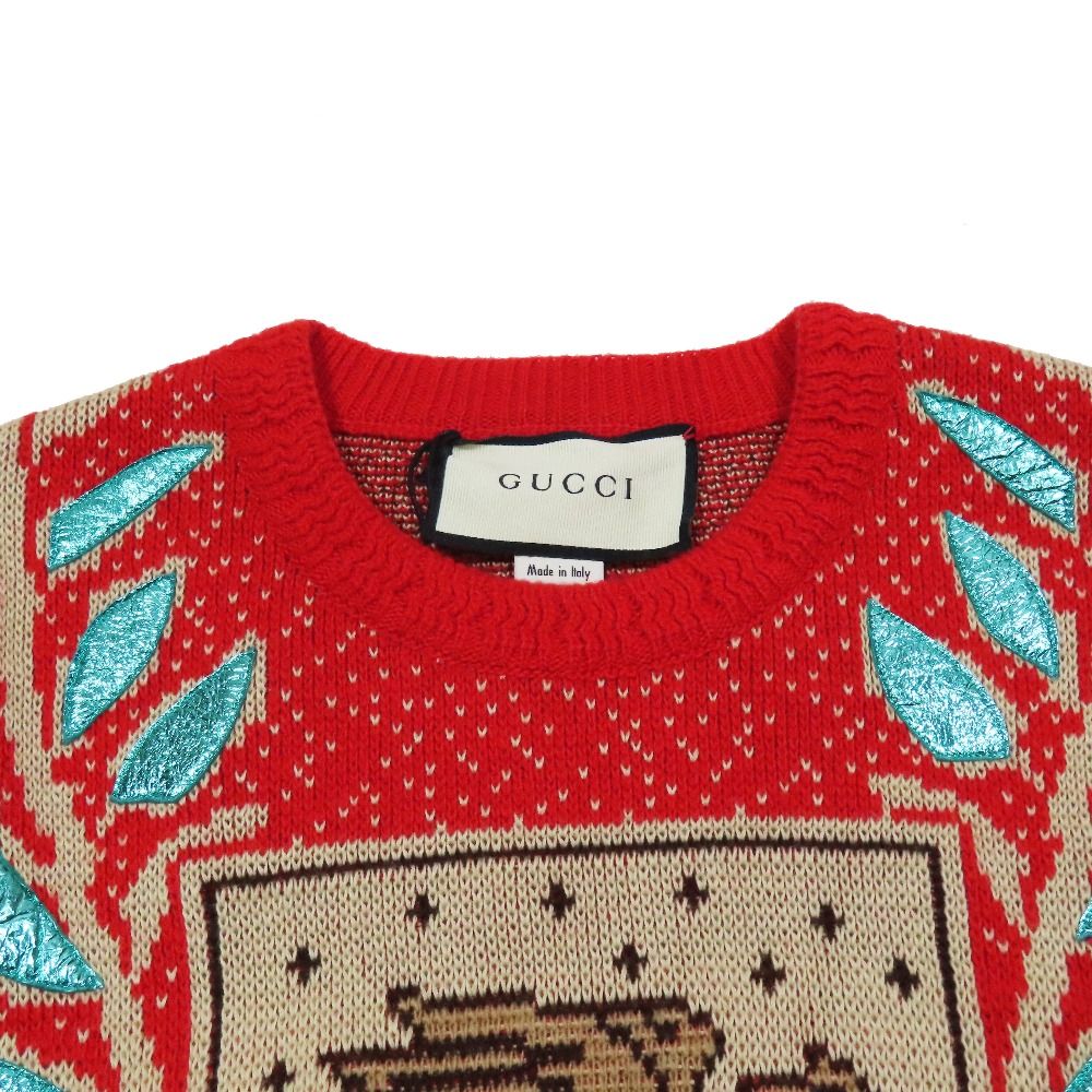 未使用 18SS GUCCI グッチ Flying Tiger Sweater セーター