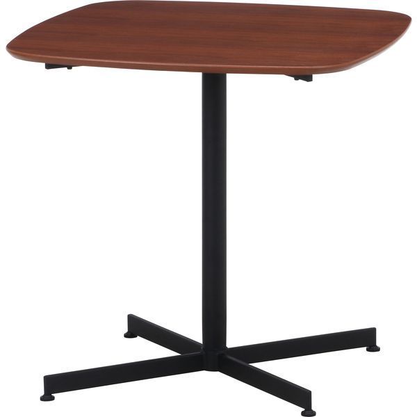 カフェテーブル 約75×75cm BR ブラウン 組立品