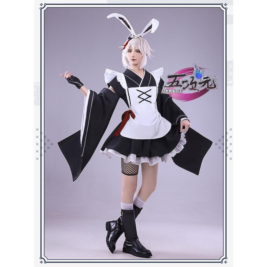 原神 楓原万葉 三分妄想 Sサイズ ウィッグ靴セット コスプレ 三分