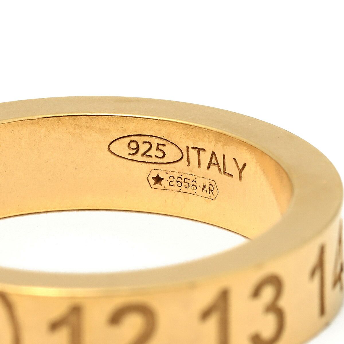 新品 メゾン マルジェラ Maison Margiela リング ナンバリングロゴ