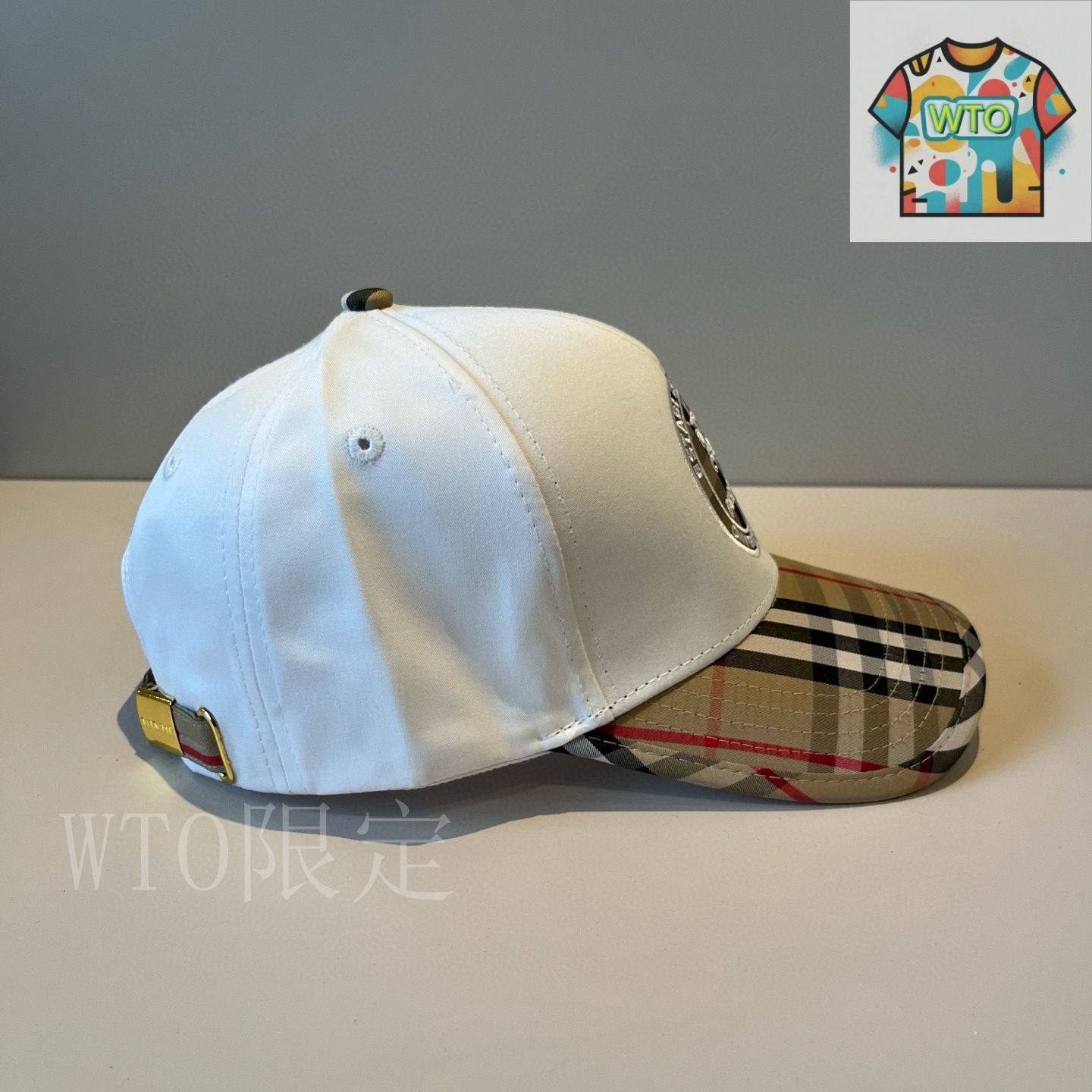 今日特価】Burberry スプリングベースボールキャップ-3 - メルカリ