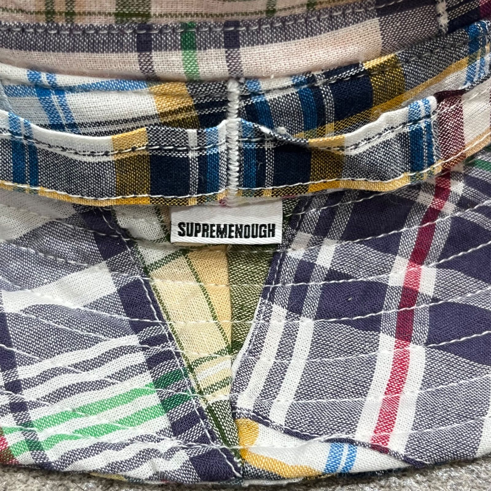 Supreme GOODENOUGH 25SS Patchwork Madras Crusher コラボ パッチ