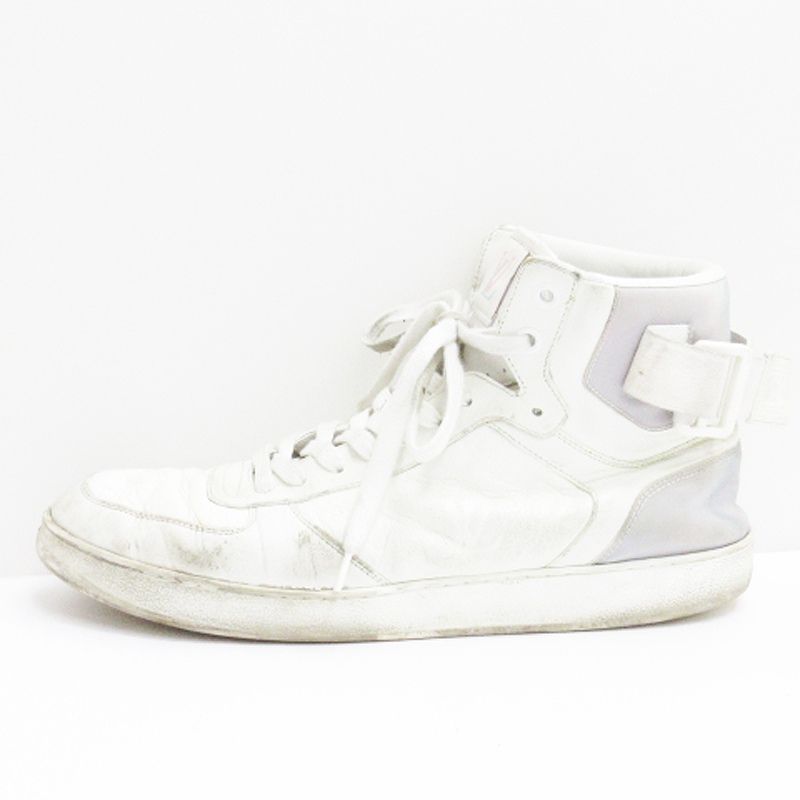 ルイヴィトン リヴォリライン ハイカット スニーカー ホワイト 7.5 27cm