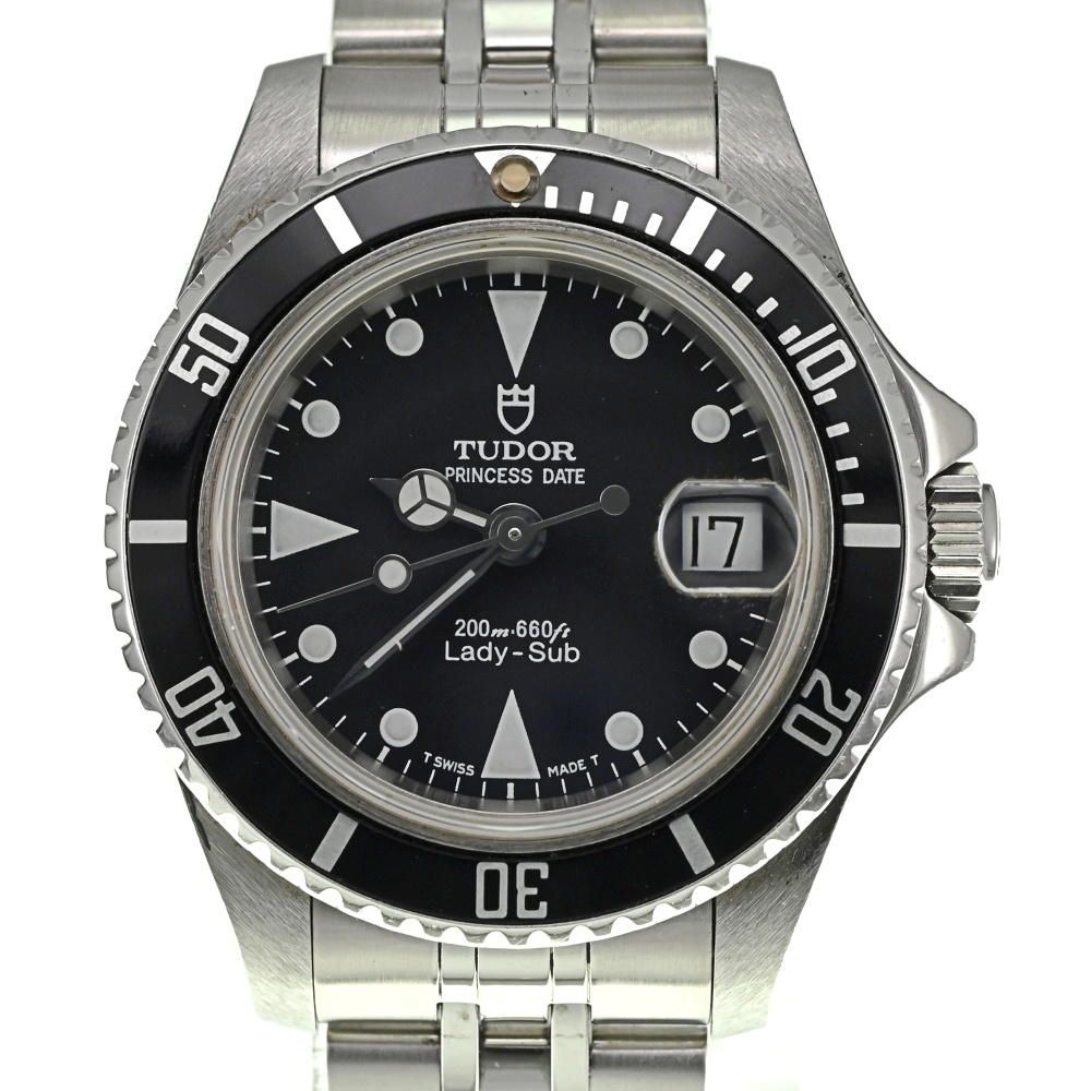 チューダー TUDOR 96090 オイスタープリンセス デイト レディサブ 自動巻き レディース H 136484