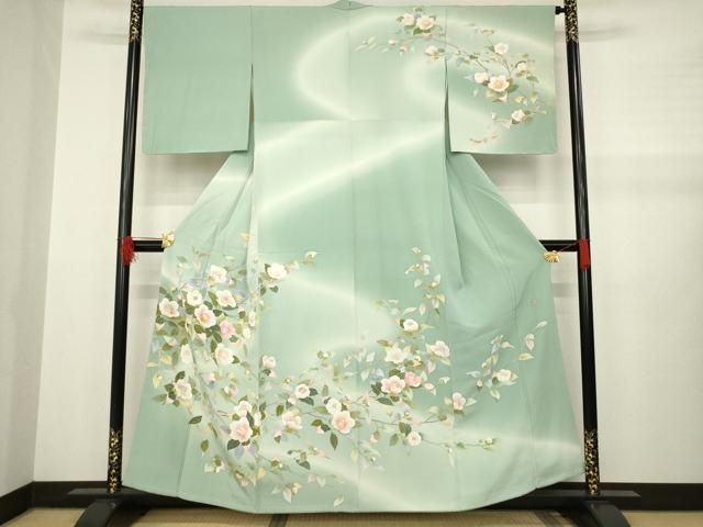 訪問着 訪問着t1113 ピンク牡丹藤桜(トールサイズ) | 着物レンタルの