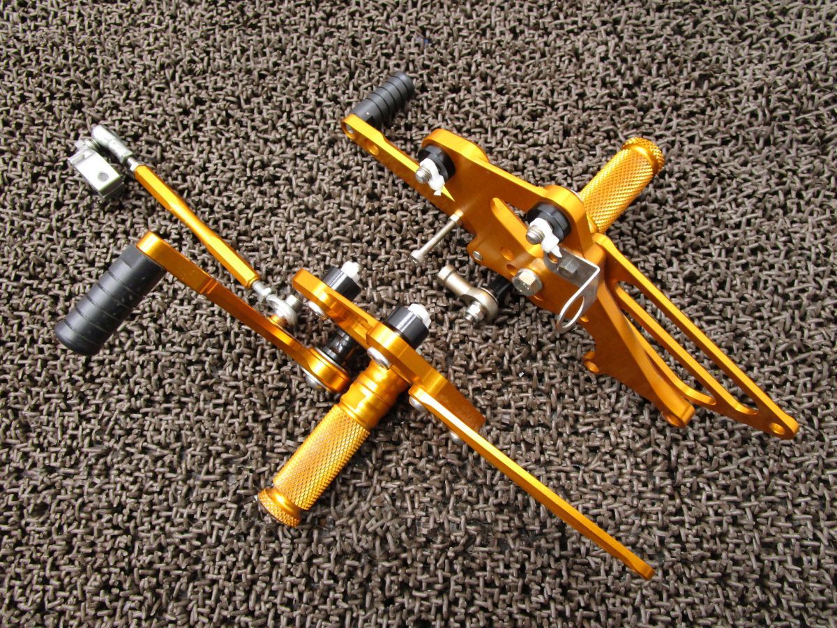 Z250 社外 ベビーフェイス バックステップ ▲A6850 ER250C カスタム素材に カワサキ EX250LE 動画有 FI インジェクション