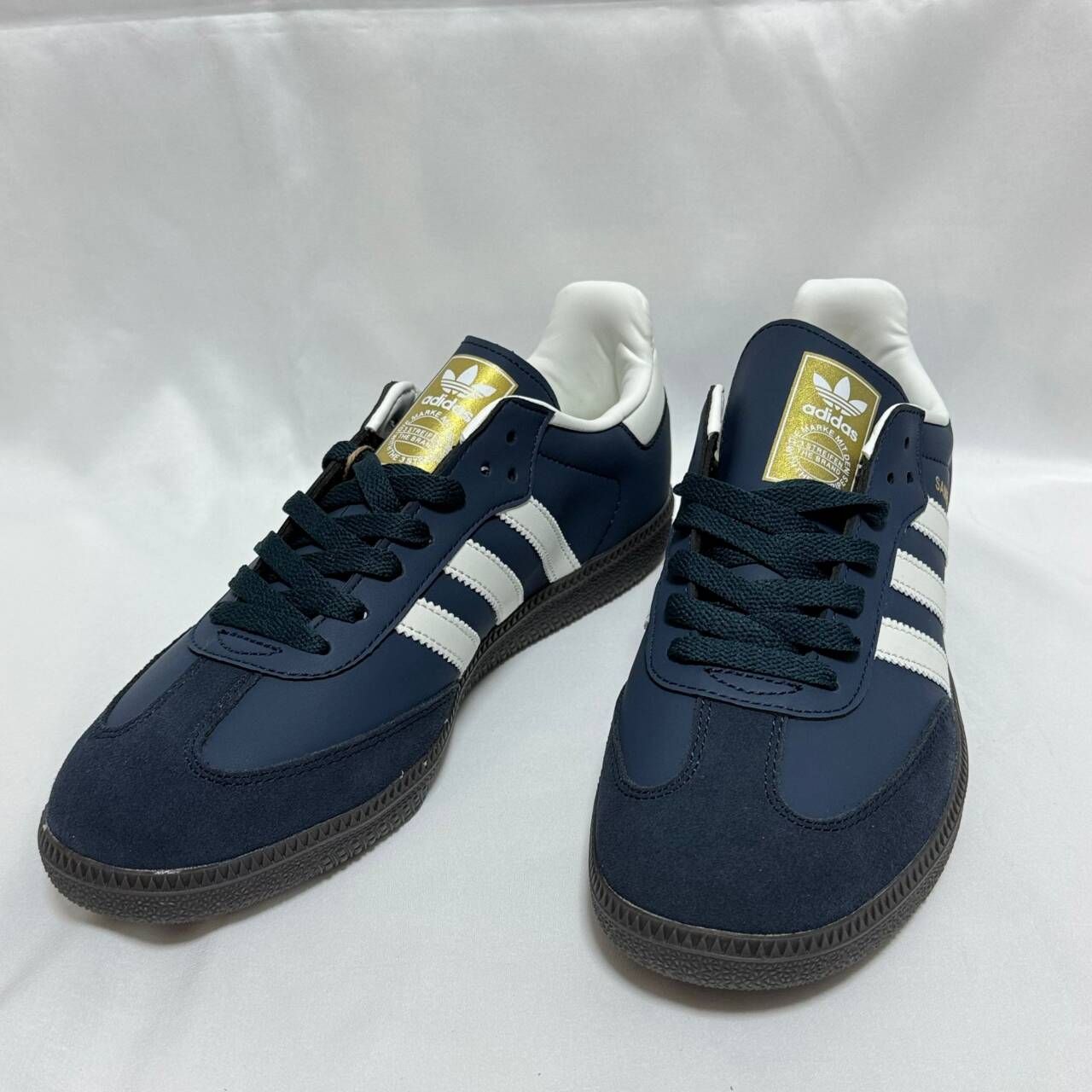 Originals SAMBA OG スニーカー、ユニセックス、ネイビー ブルー adidas Samba OG Shoes - Blue | Free Shipping with adiClub