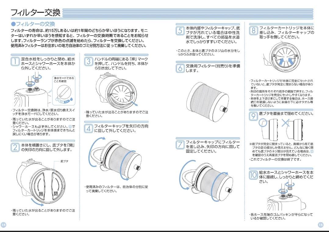 BathSpring 交換用フィルター