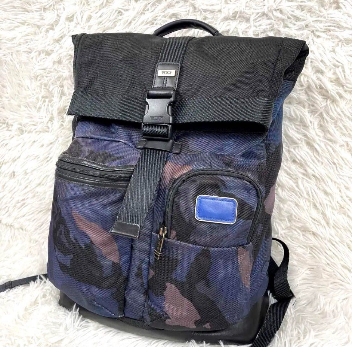 希少　TUMI トゥミ　サイプレス　ロールトップ　迷彩柄　リュック　大容量 希少 TUMI トゥミ サイプレス ロールトップ 迷彩柄 リュック 大