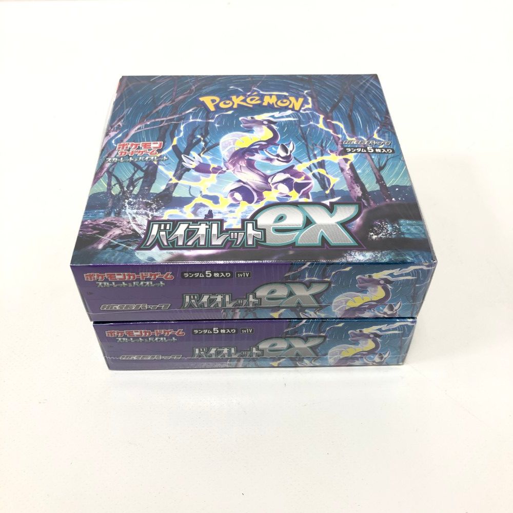 4BOX ポケモンカード スカーレット&バイオレットex シュリンク無しプロモ有