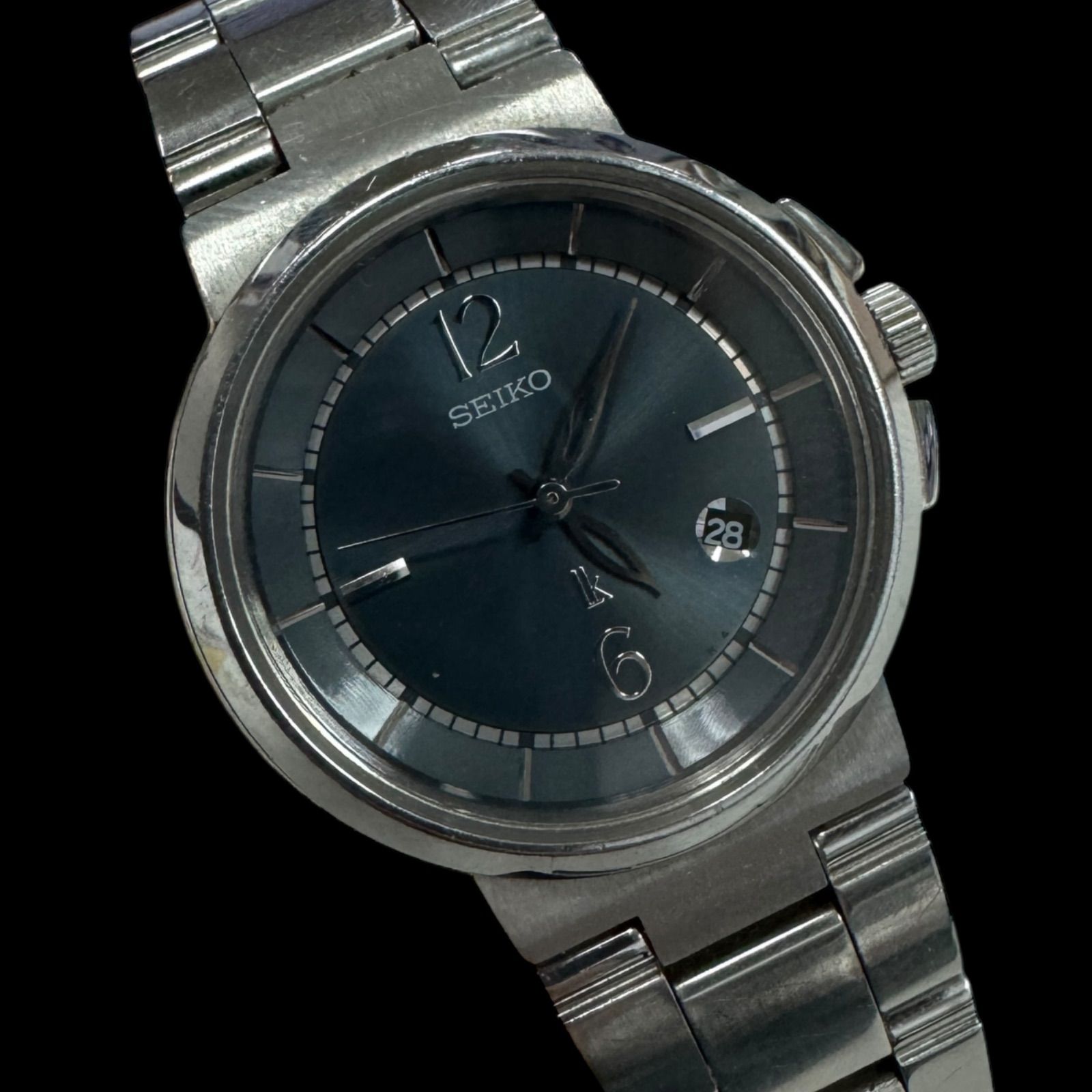 美品 新品電池稼働 SEIKO セイコー ルキア LUKIA ラウンド レディース 