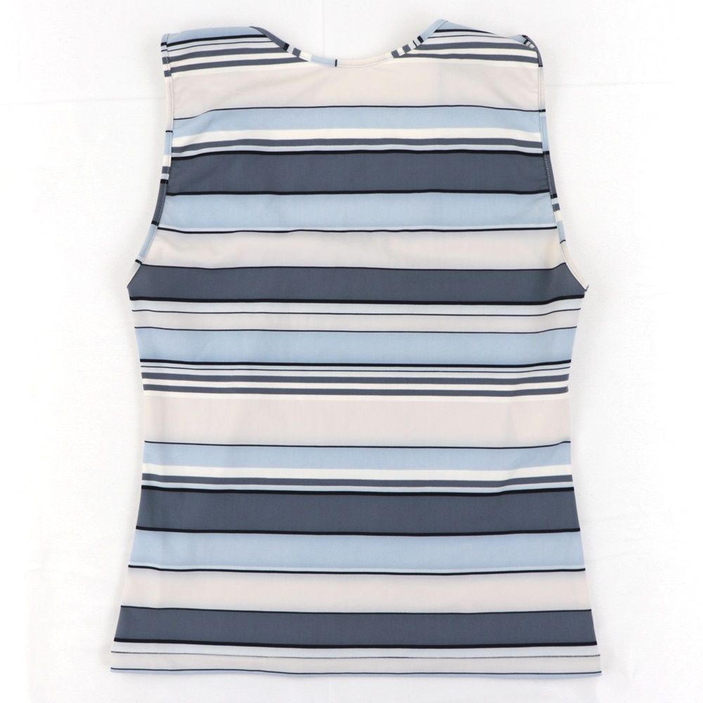 シャネル IDENTIFICATION 00C ナイロン ボーダー タンクトップ