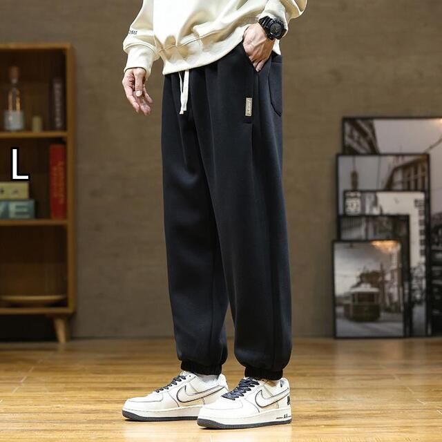 [L]メンズ ファッション 服 男性用 オシャレ シンプル 大人 かっこいい 大きいサイズ ストリート 紳士服 夏 カジュアル スウェット パンツ スーツ パンツ 