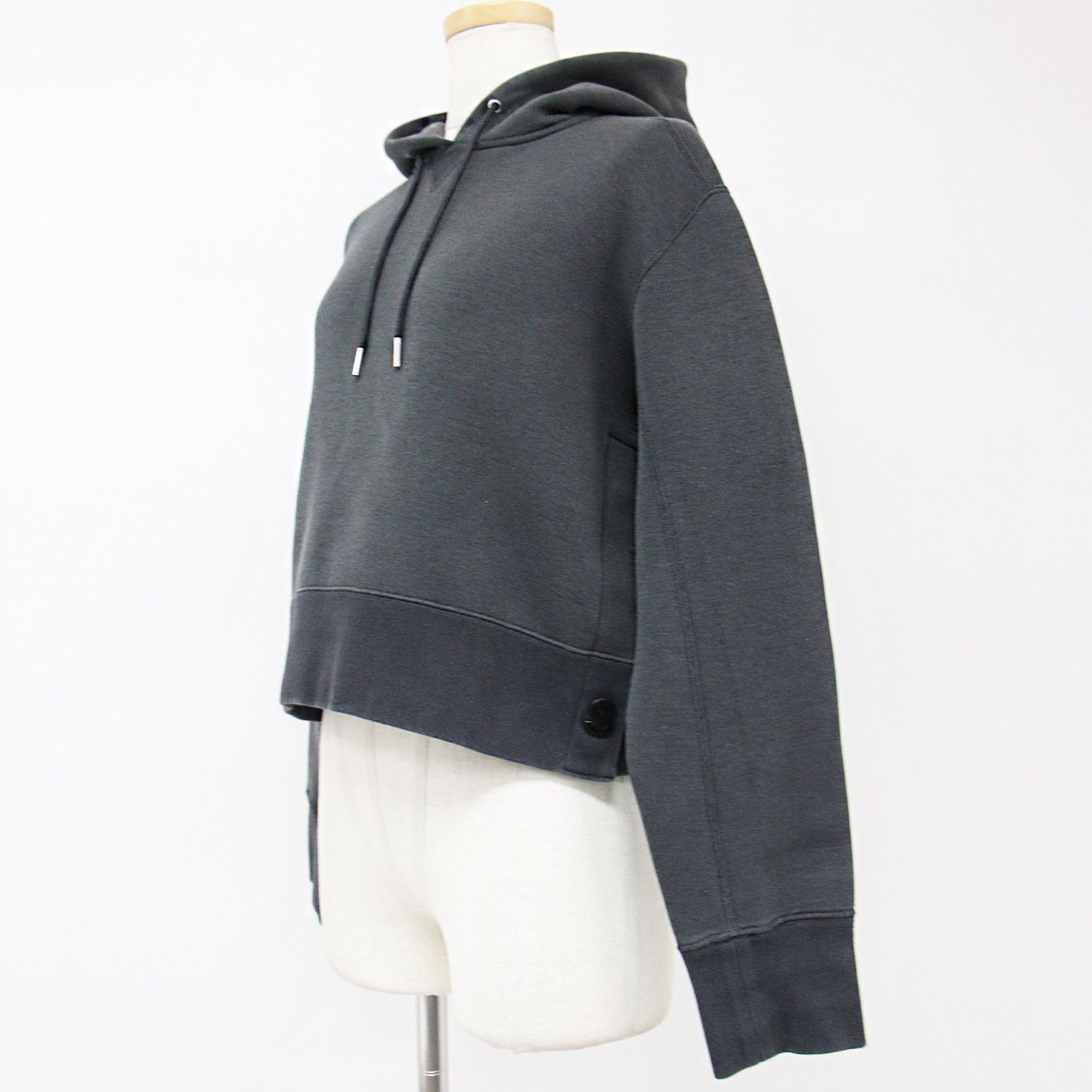 Sacai サカイ パーカー スウェット フーディー チャコールグレー 2(M ...