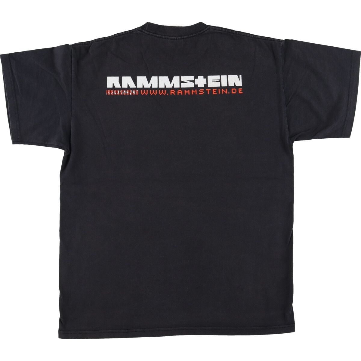 フルーツオブザルーム ラムシュタイン 両面プリントバンドTシャツ 古着 00年代 フルーツオブザルーム FRUIT OF THE LOOM RAMMSTEIN