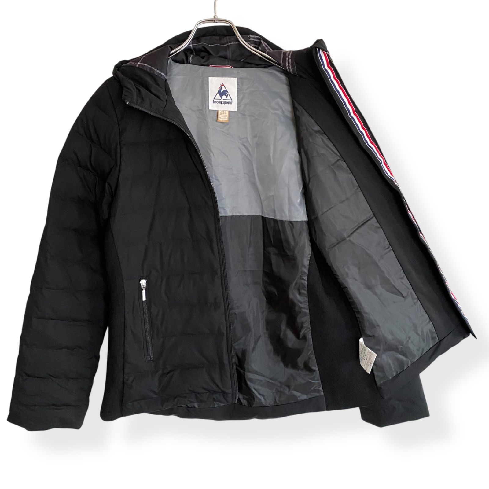 le coq sportif ルコックスポルティフ ブラック ダウンジャケット 