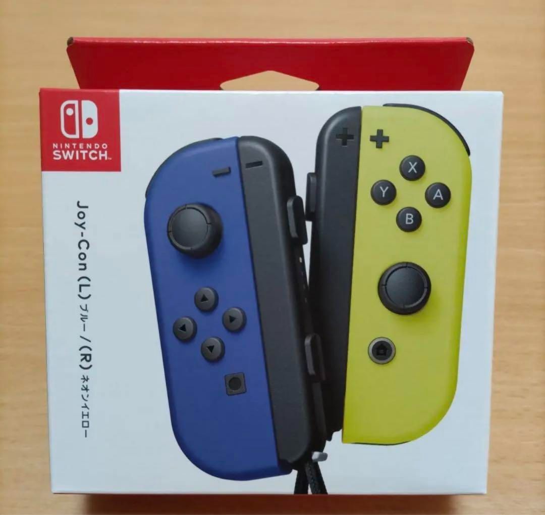 Joy-Con(L) ブルー / (R) ネオンイエロー ジョイコン スイッチ - 家庭用ゲーム機本体