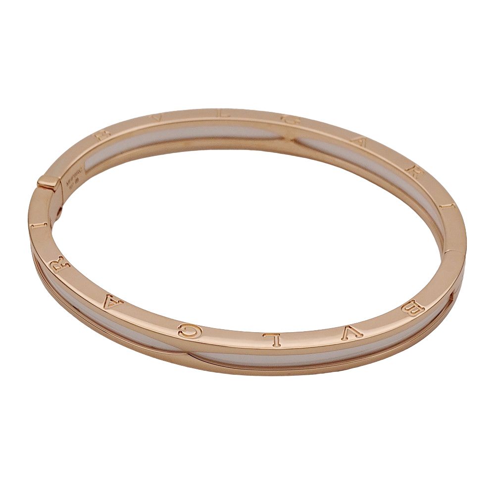 ♪美品！ブルガリBVLGARI♪バングル・ブレスレット 楽天市場】ブルガリ ブレスレット バングル K18PG ダイヤ1.01ct