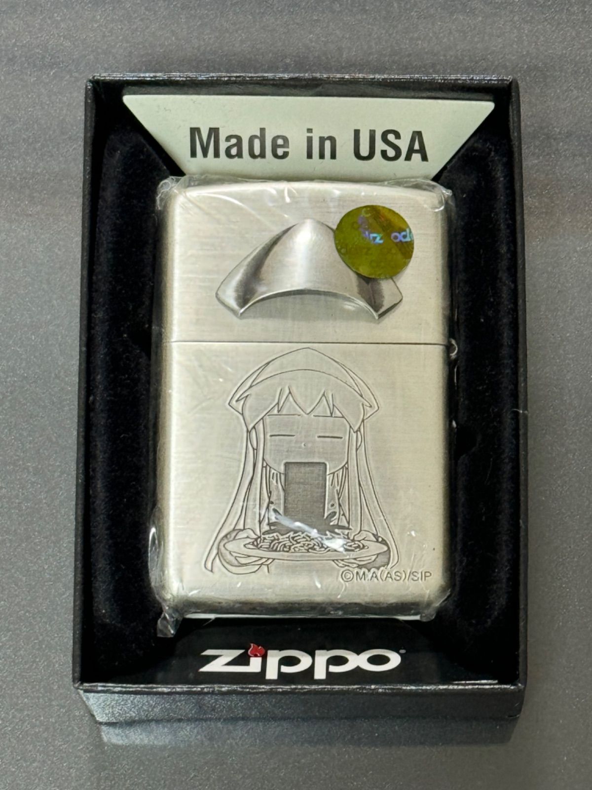 zippo 侵略 イカ娘 シルバーメタル アニメ 両面デザイン 2010年