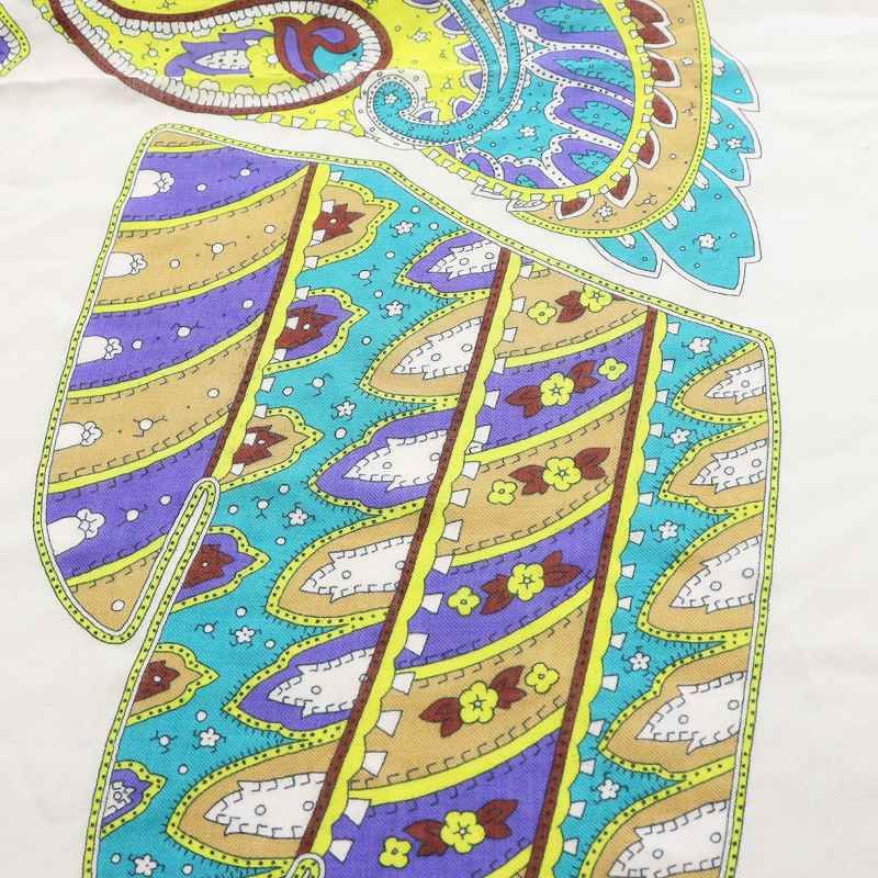 ETRO ペイズリー柄ストール フリンジ付き アンティーク感おしゃれ エトロ ETRO ストール フリンジ ペイズリー柄 モダール カシミヤ