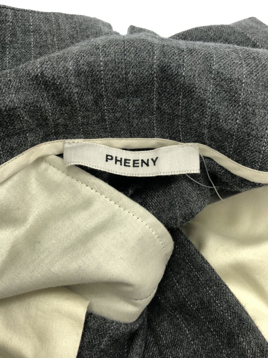 PHEENY (フィーニー) PA22-PT03 Flannel stripe belted slacks  