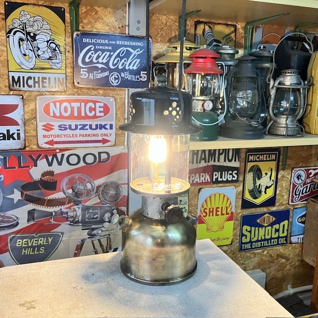コールマン Coleman ランタン 243A 1940年9月 後期型 ブラス製 シルク