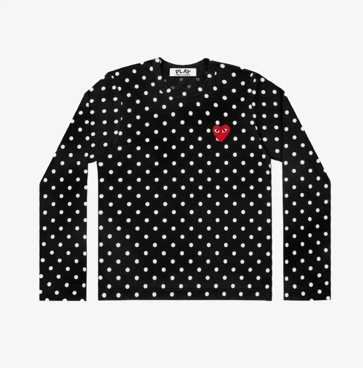 COMME des GARCONS コム デ ギャルソン ドット柄 ドット ポルカ Tシャツ 黒 白