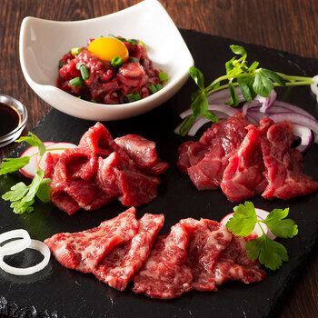 ふじ馬刺し 本場熊本馬刺し詰合せ 馬刺 ギフト包装 二重包装