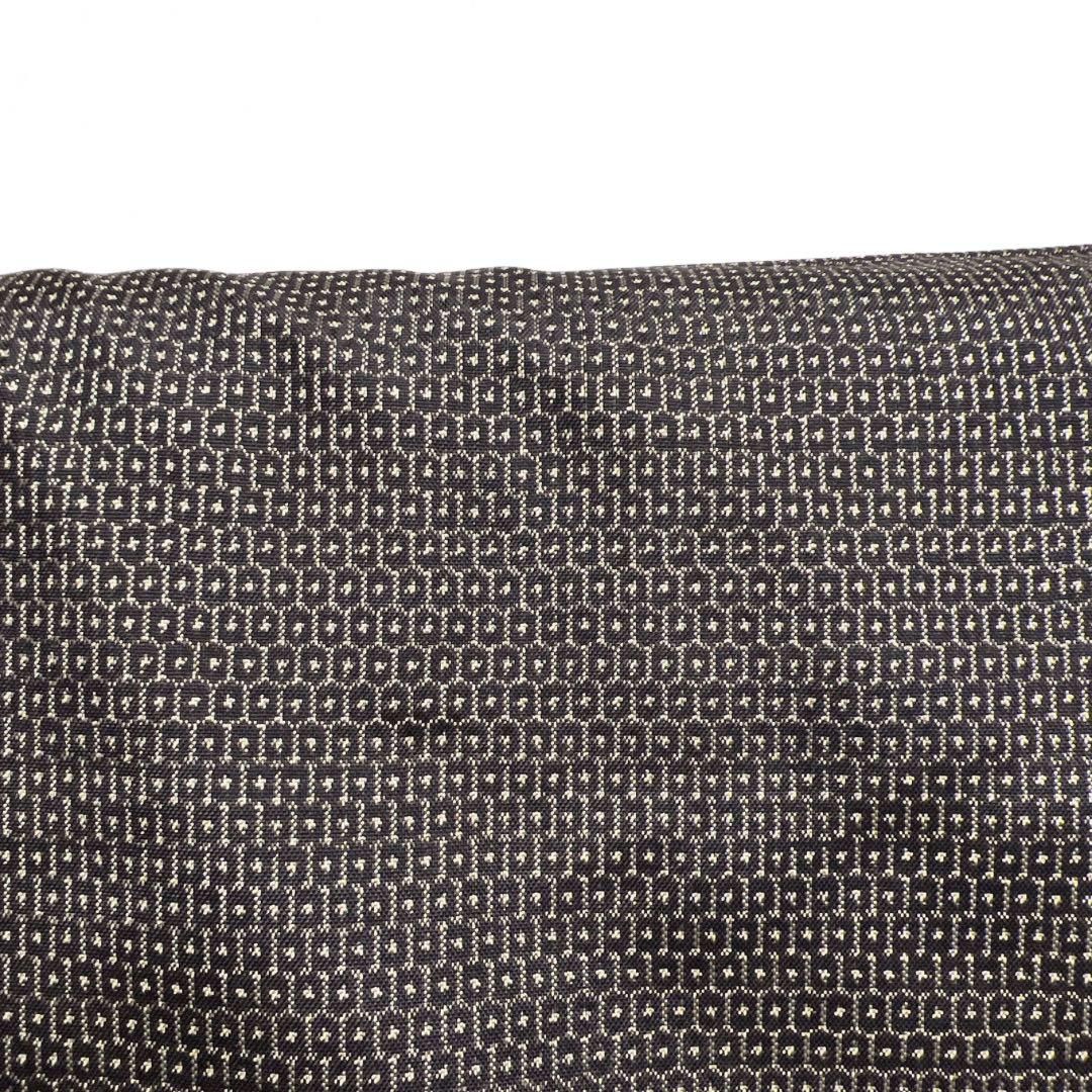 平和屋着物○男性 紬 アンサンブル 120亀甲 総詰め キングサイズ 正絹