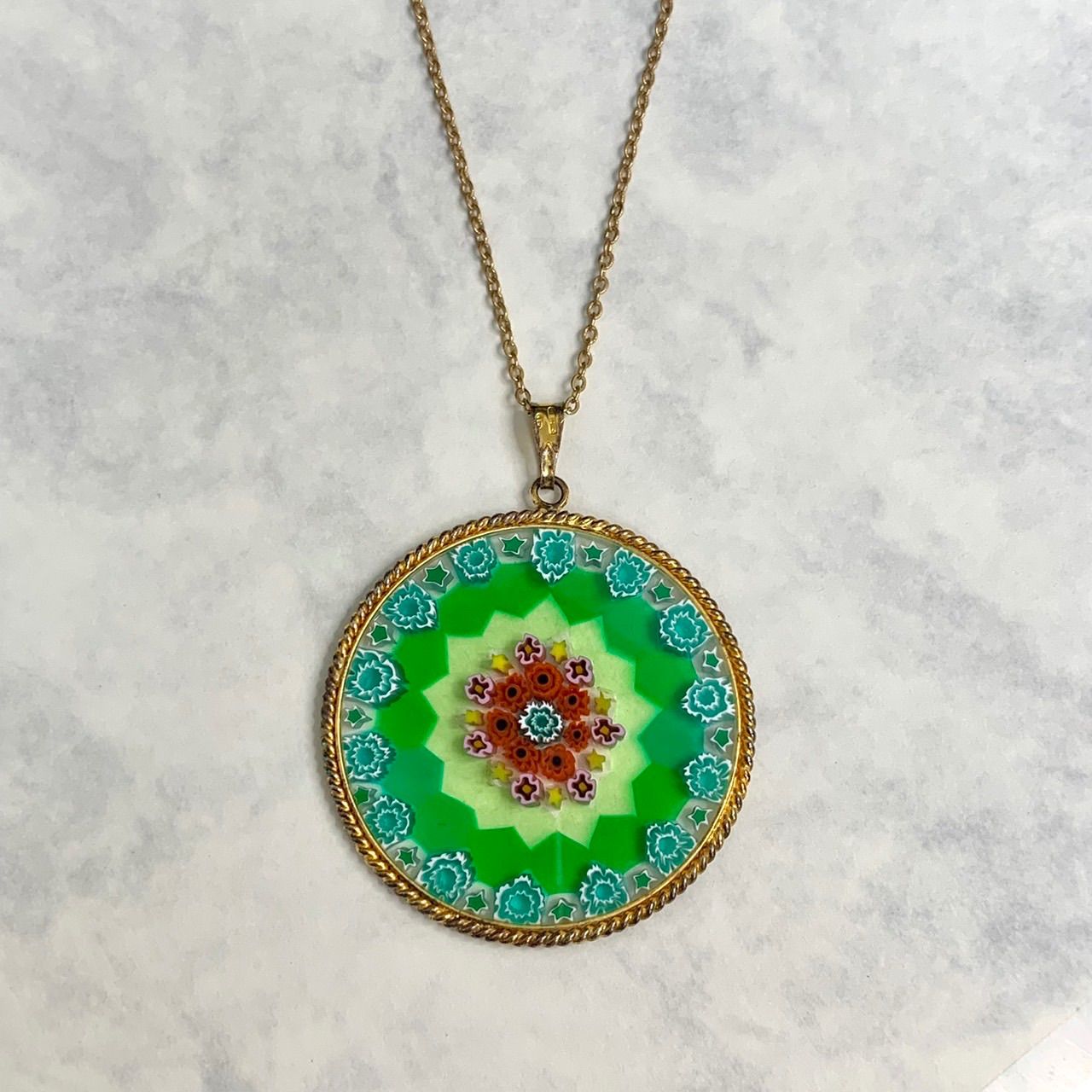 ベネチアンガラス 上美品⭐️ ペンダントトップ】 Venetian glass ベネチアン