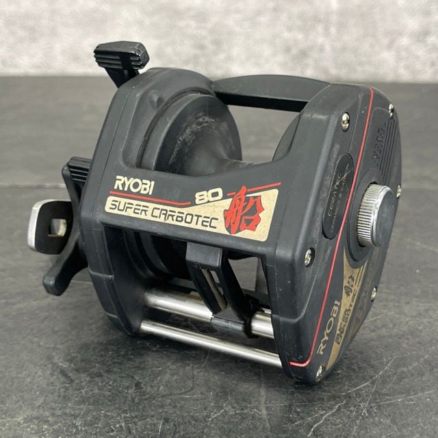 RYOBI スーパーカーボテック supercarbotec 船 80 リョービ RYOBI リール 【中古】リョービ SUPER CARBOTEC 80 船 スーパー