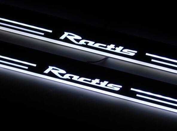 Ractis スカッフプレート ラクティス NCP120 LED 流れる 白