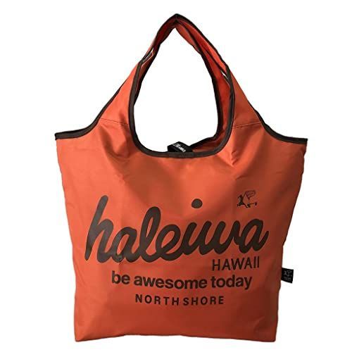 オレンジ [HALEIWA HAPPY MARKET] ハレイワハッピーマーケット 保温保冷エコバッグ [エコバッグ おしゃれ かわいい 軽量 コンパクト 折りたたみ 保冷] 4302 (オレンジ)