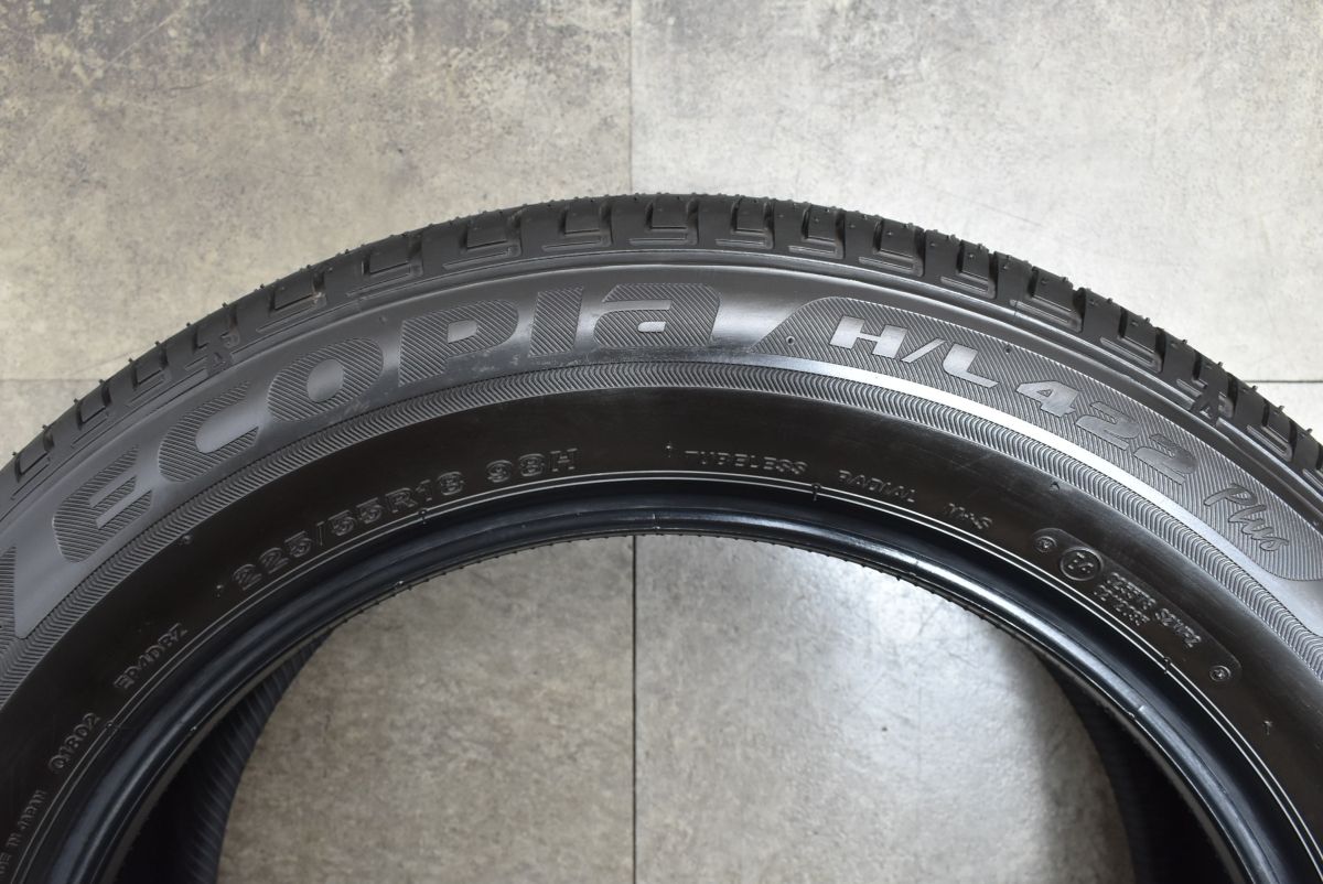 2025年製 新車外し】ブリヂストン エコピア H/L422 PLUS 225/55R18 4本 