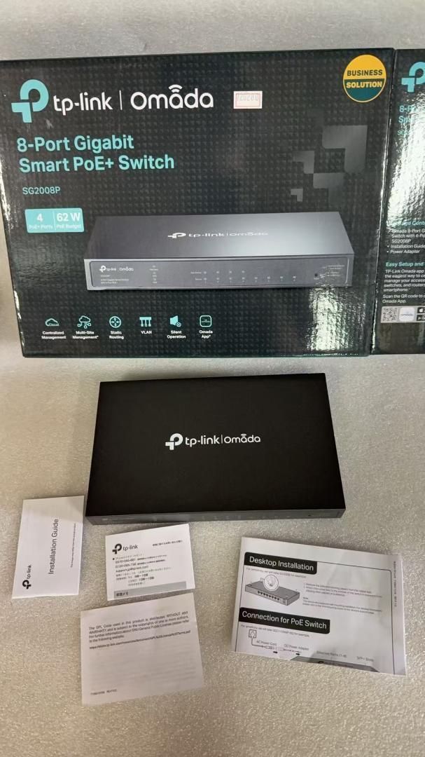 TP-Link スイッチングハブ 8ポート PoE TL-SG2008P 726280