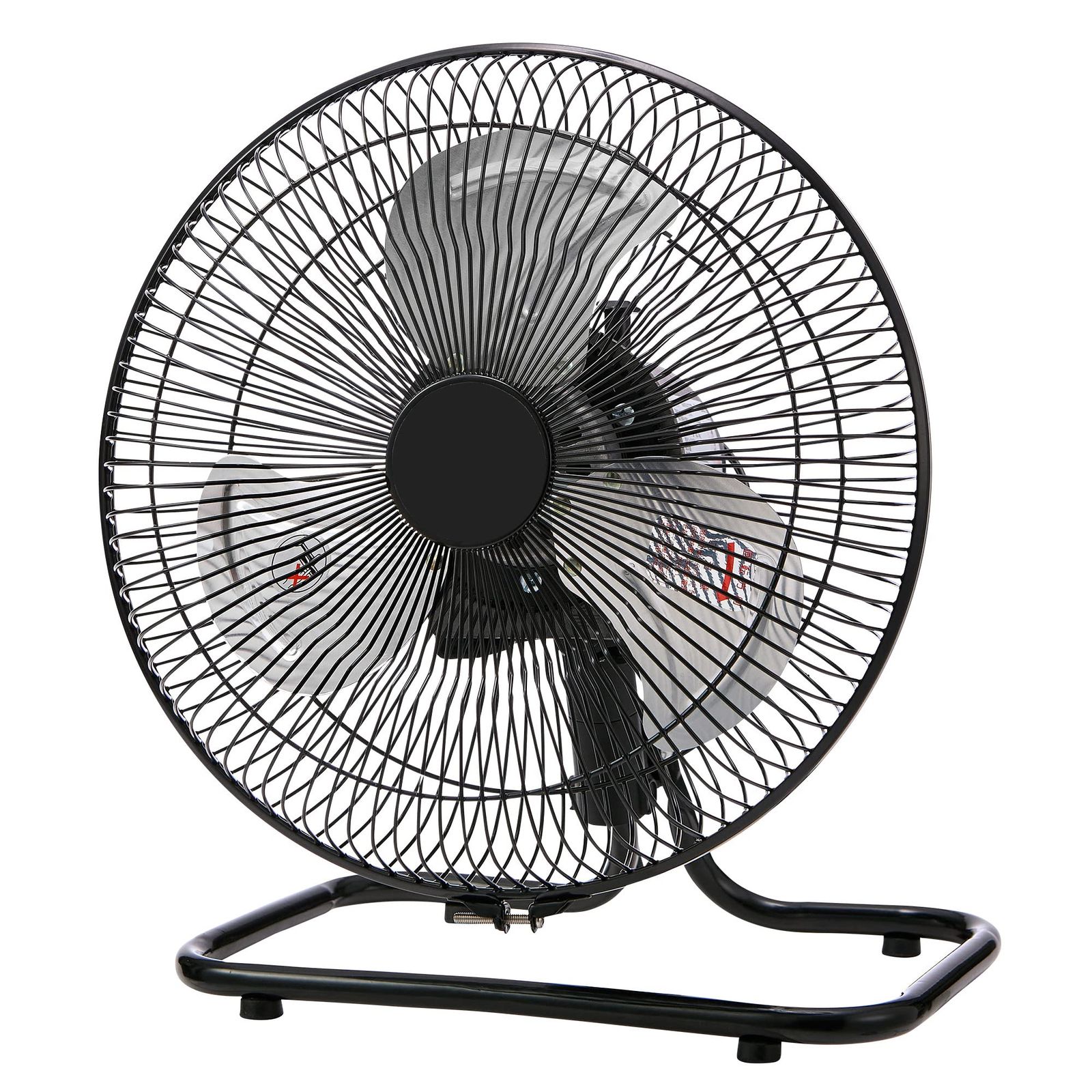 ユアサプライムス 工場扇 YAF-259C K ブラック アルミ羽根 25cm羽根 小型 フロアタイプ 工業扇 YUASA