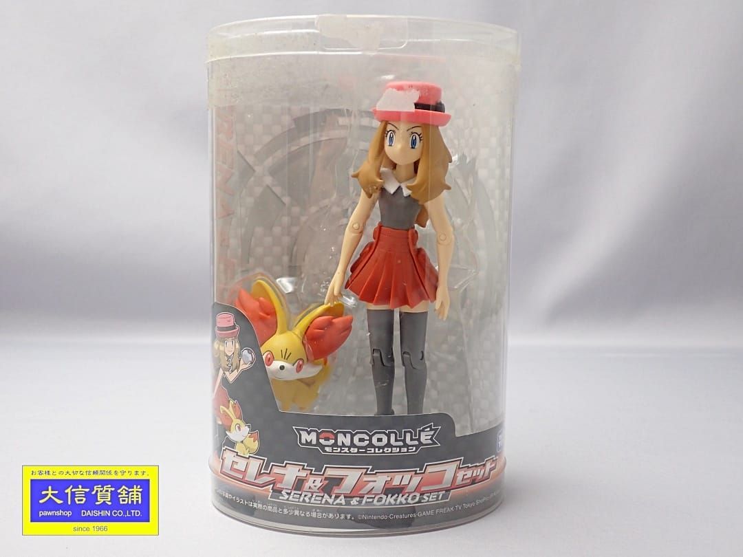 TAKARATOMY  MONCOLLE タカラトミー モンスターコレクション  フィギュア セレナ＆フォッコセット  SERENA＆FOKKO SET 中古A 【送料無料】 D-2345【質屋出品】