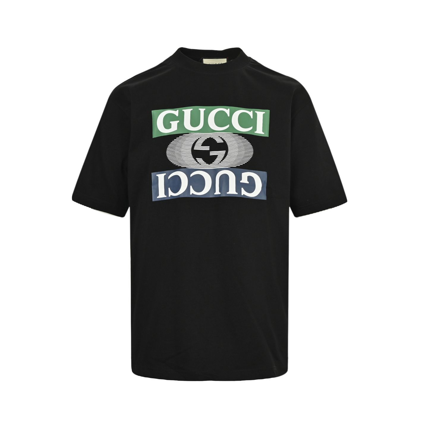 GUCCI グッチ ロゴ プリント Tシャツ サイズL パープル 紫 筆記