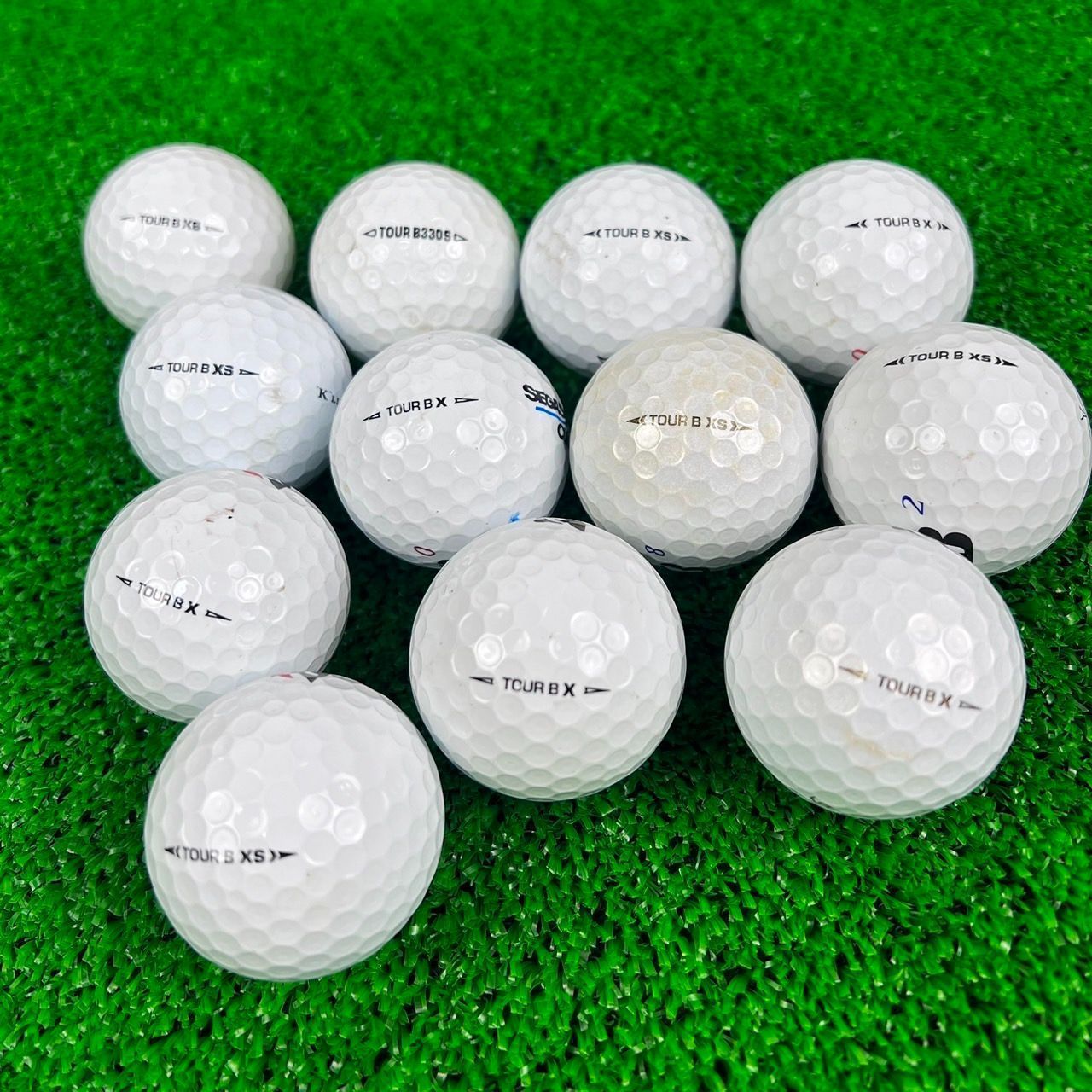 美品】ブリヂストンTOUR B XS・TOUR B X混合ロストボール 60球 ☆高品質