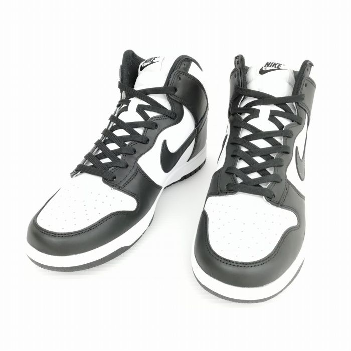 ナイキ NIKE DD1399-105 Dunk High Retro Black and White 美品 ダンク ハイ レトロ パンダ スニーカー  28cm ブラック ホワイト - メルカリ