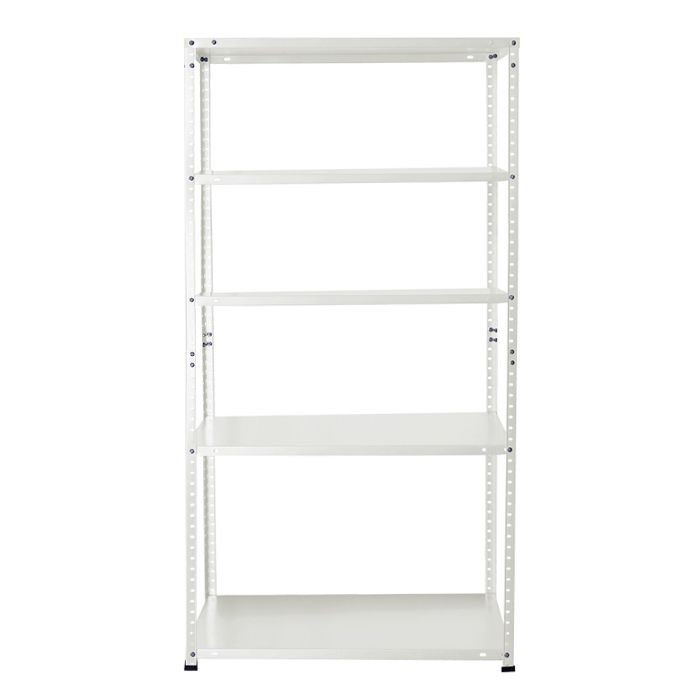 スチール5段ラック 幅100×奥行き30×高さ187cm 最大耐荷重40kg [SRC5