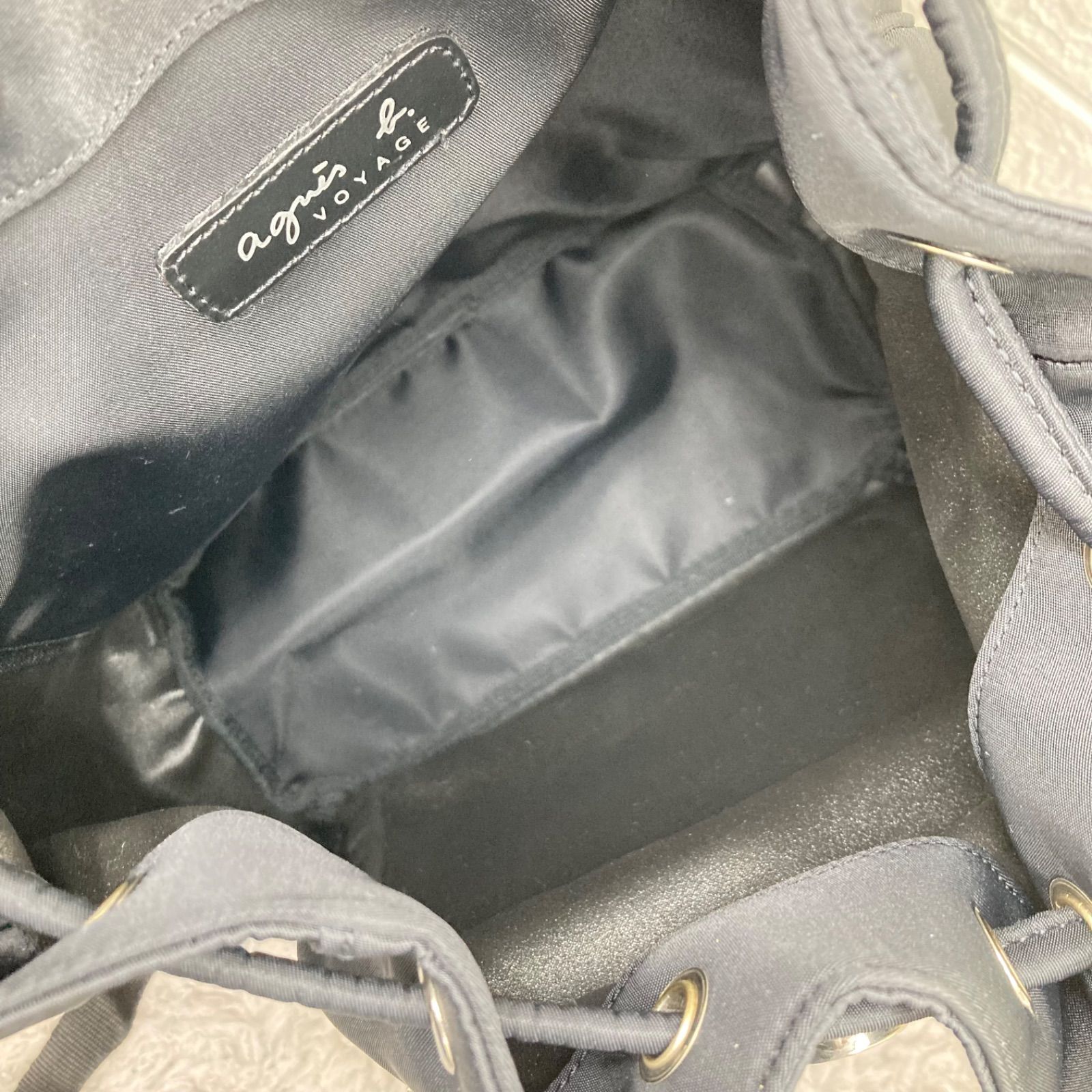 新品未使用❣️ agnes b. アニエスベー ナイロン 巾着型 リュック 