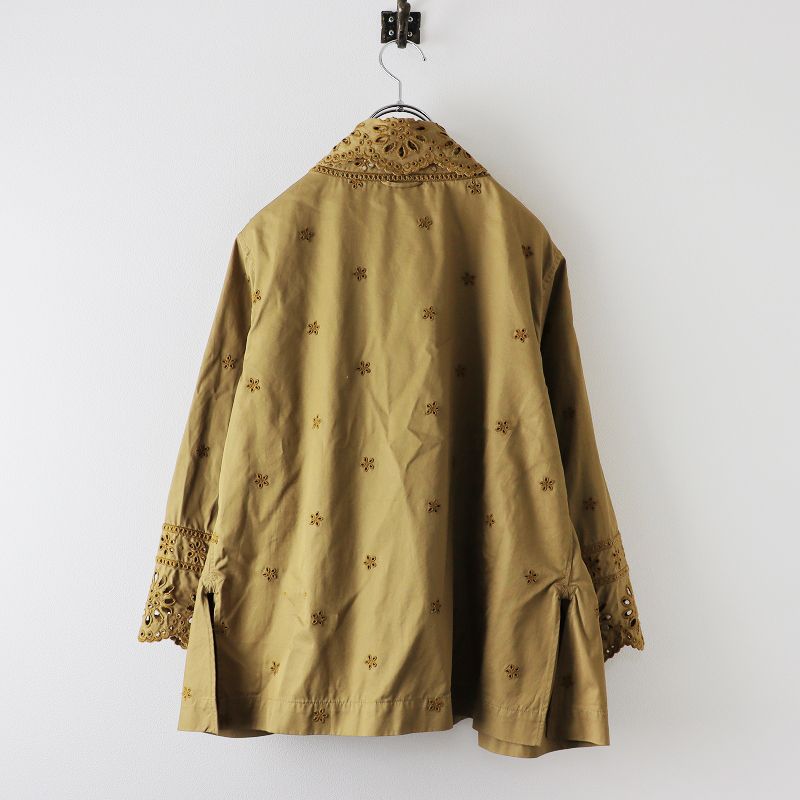 美品 フォーティーファイブアール 45R 薄ギャバカットワークの 