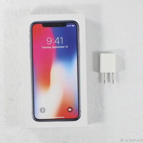 MQAX2J/A iPhone X 64GB スペースグレイ SIMフリー