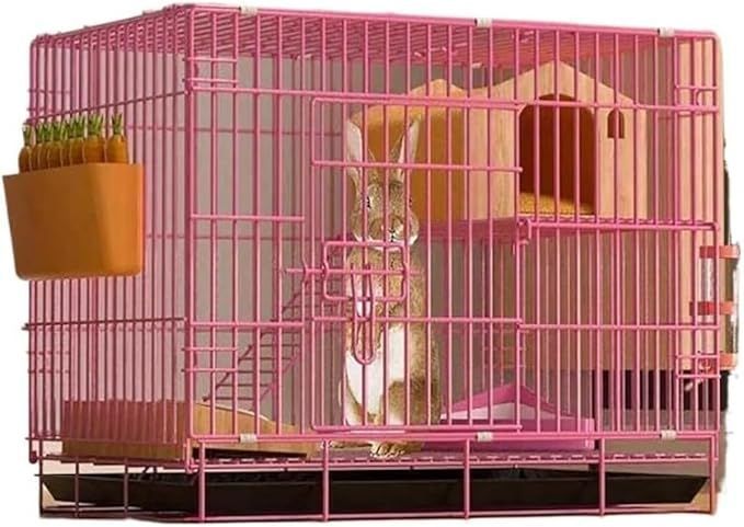 【在庫処分】REENEWうさぎ ケージ 大きい 兎 ケージ 折畳み 引き出しトイレ付き ウサギ ケージ 広い ウサギおうち 室内 ウサギ小屋 屋根付き うさぎ 小屋 天井扉 小動物 ケージ ペットケージ 休憩所 脱走防止 組立簡単 掃除簡単 フェレット