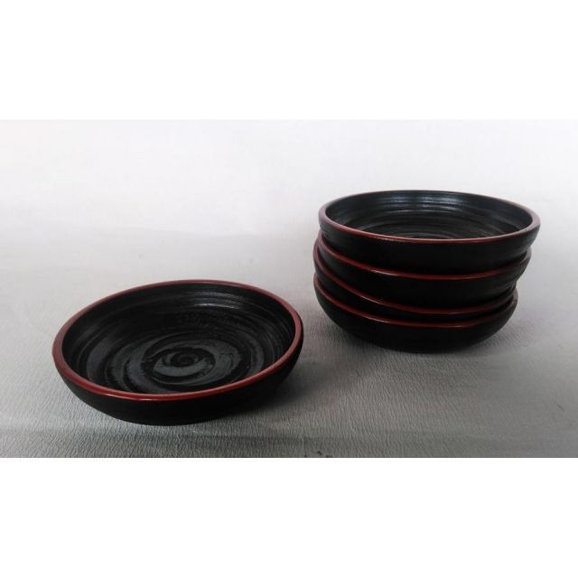 大皿□古い染付角皿(江戸後期～明治期)花唐草 船「玩」伊万里 八角四角