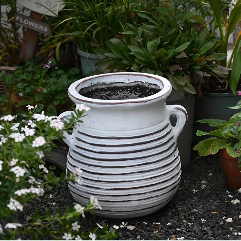 VALIEM グレー植木鉢 ジグザグ模様 VALIEM グレー植木鉢 ジグザグ模様 VALIEM ジグザグ模様 Mサイズです