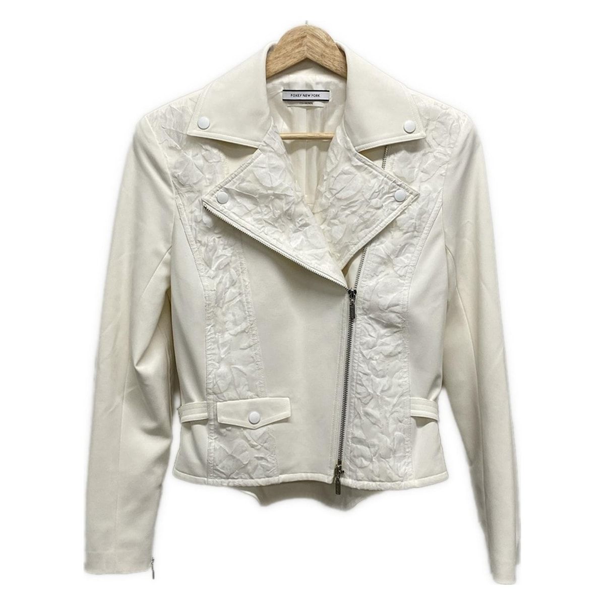 フォクシーニューヨーク❗レザージャケット40❗ 古着 FOXEY