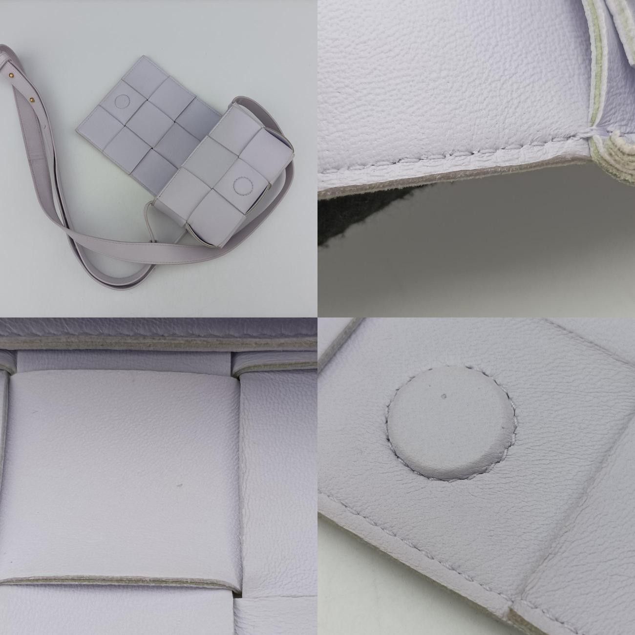 ボッテガヴェネタBottega Venetaキャンディ カセットホワイトラムスキンICチップ DECORATOM_COM_BR